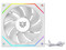 Ventilador para PC, Eolox Link EXL95, Diseño Cuadrado, 120 mm, 600 - 1800 RPM, PWM 4 pin, Aurea RGB, Legend, Blanco.