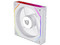 Ventilador para PC, Eolox Link EXL95, Diseño Cuadrado, 120 mm, 600 - 1800 RPM, PWM 4 pin, Aurea RGB, Legend, Blanco.