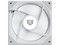 Ventilador para PC, Eolox Link EXL95, Diseño Cuadrado, 120 mm, 600 - 1800 RPM, PWM 4 pin, Aurea RGB, Legend, Blanco.