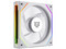 Ventilador para PC, Eolox Link EXL95, Diseño Cuadrado, 120 mm, 600 - 1800 RPM, PWM 4 pin, Aurea RGB, Legend, Blanco.