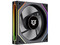 Ventilador con Aspas Inversas para PC, Eolox Link EXL95R, Diseño Cuadrado, 120 mm, 600 - 1800 RPM, PWM 4 pin, Aurea RGB, Legend, Negro.