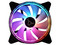 Ventilador Batauro ARX-600, 120?mm, 1900 RPM, iluminación RGB. Color Negro.
