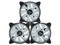 Kit 3 Ventiladores para Gabinete Batauro KRN-700-KIT, ARGB, 120mm.