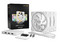 Kit de 3 ventiladores Be Quiet BL100 de 120mm, 1700 RPM, Con Iluminación ARGB, Color Blanco.