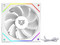 Ventilador con Aspas Inversas para PC, Eolox Link EXL95R, Diseño Cuadrado, 120 mm, 600 - 1800 RPM, PWM 4 pin, Aurea RGB, Legend, Blanco.