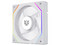 Ventilador con Aspas Inversas para PC, Eolox Link EXL95R, Diseño Cuadrado, 120 mm, 600 - 1800 RPM, PWM 4 pin, Aurea RGB, Legend, Blanco.