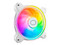 Ventilador Cooler Master MasterFan MF120, de 120 mm, con iluminación LED ARGB. Color blanco.