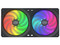 Ventilador Cooler Master 2F240R RGB LED, 240mm. Empaque original desgastado, producto con desgaste y uso visible