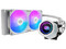 Sistema de Enfriamiento Líquido Cooler Master MasterLiquid Serie Core Nex 240, ARGB, 240mm. Color Blanco.