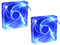 Paquete de 2 Ventiladores COOLER MASTER, 120 mm con 4 Leds Azules, 1200 RPM, 19dBA