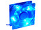Ventilador para Gabinete COOLER MASTER con 4 Leds Azules, 80 mm.