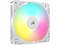 Ventilador Corsair CO-9050184-WW ARGB 120mm, Presion Estatica, 420 a 2100 RPM, Rodamiento Magnetico, Compatible Con ASUS Aura Sync, MSI Mystic Light, ASRock RGB, Gigabyte RGB Fusion, Color Blanco.