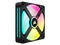 Kit de 3 Ventiladores Corsair iCUE LINK QX120 de 120mm, con iluminación LED RGB.
