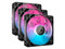 Kit De Ventilador Corsair Icuelink RX120 RGB, 120mm, Color Negro