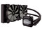 Sistema de enfriamiento líquido Corsair Hydro H110i de 280 mm con dos ventiladores.