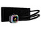 Sistema de enfriamiento líquido Corsair Hydro H100i, con iluminación RGB, 240mm. soporta Socket Intel LGA 1156, 1155, 1151, 1150, 2011, 2066, AMD AM4, FM1/FM2, sTR4.  Reacondicionado.