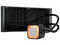 Sistema de enfriamiento líquido Corsair iCUE H115i RGB ELITE, 280mm, Sporta Socket: Intel 1700, 1200, 1150, 1151, 1155, 1156, 1366, 2011, 2066, AMD AM5, AM4, sTRX4, sTR4, Color Negro.