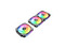 Kit COUGAR Apolar 120, paquete de 3 ventiladores ARGB de 120mm, Color Negro.