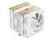 Disipador y Ventilador DeepCool AK620 G2, 2000 RPM, 2 x 120mm, Socket Intel LGA 1851 y 1700, AMD AM5, AM4. Color Blanco.