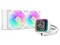 Sistema de Enfriamiento Líquido DEEPCOOL LD24, Radiador 240mm, Compatible con AM5 y LGA1700, Iluminación ARGB, Color Blanco.
