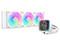 Enfriamiento Líquido DEEPCOOL LD36, Radiador 360mm, Compatible con AM5 y LGA1700, Iluminación ARGB, Color Blanco.