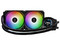 Sistema de Enfriamiento Liquido GAMDIAS AURA GL240 Digital, 240mm, Pantalla Digital, Intel y AMD, Color Negro.