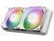 Sistema de Enfriamiento Líquido GAMDIAS Aura GL240 Digital WH, radiador de 240mm, iluminación ARGB, compatible con sockets AM5 y LGA1851, Color blanco.