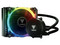 Sistema de enfriamiento líquido GAMDIAS CHIONE E1-120, 120mm, LED RGB para Intel: LGA2066 / 2011_v3 / 2011 / 1151 / 1150 / 1155 / 1156 / 1366 / 775, AMD: AM4 / AM3 + / AM3 / AM2 + / AM2 / FM2 + / FM2 / FM1.