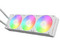 Enfriamiento Gamdias CHIONE E4-360, Blanco, ARGB, Pantalla Digital, Compatible LGA1700/AM5.