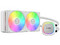 Sistema de Enfriamiento Liquido Gamdias Aura GL240 V2 WH de 240mm, ARGB. Color Blanco.