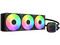 Sistema de Enfriamiento Liquido Gamdias Aura GL360 V2 de 360mm, ARGB. Color Negro.
