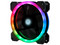 Kit de 3 Ventiladores Game Factor FKG400, iluminación RGB, 120mm, control de iluminación inalámbrico.