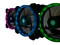 Kit de 3 Ventiladores Game Factor FKG400, iluminación RGB, 120mm, control de iluminación inalámbrico.