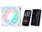 Kit de Ventiladores Game Factor FKG500 de 120mm, ARGB, 3 piezas. Color Blanco.