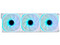 Kit de Ventiladores Game Factor FKG500 de 120mm, ARGB, 3 piezas. Color Blanco.