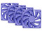 Ventiladores HYTE FA12, 120mm PWM. Colores Taro Milk y Lila.