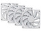 Kit De 4 Ventiladores HYTE FA12, 120mm, Color Blanco.
