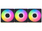 Kit de 3 Ventiladores Lian Li UNI FAN CL, 120mm, RGB, hasta 2150 RPM, Con Control Inalámbrico, Color Negro.