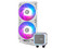 Enfriamiento líquido MSI MAG CORELIQUID A13 240 White, ARGB, radiador de 240mm, 2 ventiladores, Color blanco.
