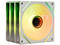 Kit de 3 ventiladores ARGB NACEB NA-0650B, de 120mm, Color Blanco.