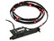 NZXT Sleeved Led Kit cable de 2m con 24 leds rojos con interruptor on/off y regulador de brillo