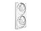 Ventilador Dual NZXT F240 RGB Core de 240mm, Color Blanco.