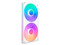 Ventilador para Gabinete NZXT F280 RGB Core de 280mm. Color Blanco.