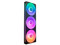 Kit de 3 Ventiladores NZXT F360 RGB Core de 360mm, Un solo marco, Color Negro.