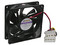 Ventilador para Gabinete de 12 Voltios, 8 cm.