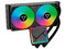 Sistema de Enfriamiento Líquido Ocelot Gaming OEL240-2N, 240mm, 1800RPM, ARGB. Color Negro.
