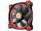 Ventilador Thermaltake Riing 12, 120 mm con LED Rojo, 1500 RPM, 24.6 dB-A.