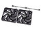 Kit de 2 Ventiladores Thermaltake TT CT120, 120mm, Color Negro.