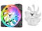 Kit de 3 Ventiladores Thermaltake Swafan EX12 ARGB Sync de 120mm. Color Negro.