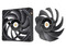 Kit 3 Ventiladores Thermaltake TOUGHFAN EX12 Pro, Conexión Magnética, 120mm, Negro, modelo CL-F149-PL12BL-A.